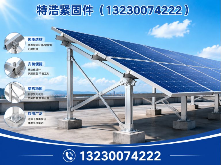 馆陶县光伏支架展示图